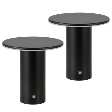 Gio 7.5" Modern Minimalist Column Rechargeable/Cordless Dimmable Integrated LED Table Lamp with Touch Sensor